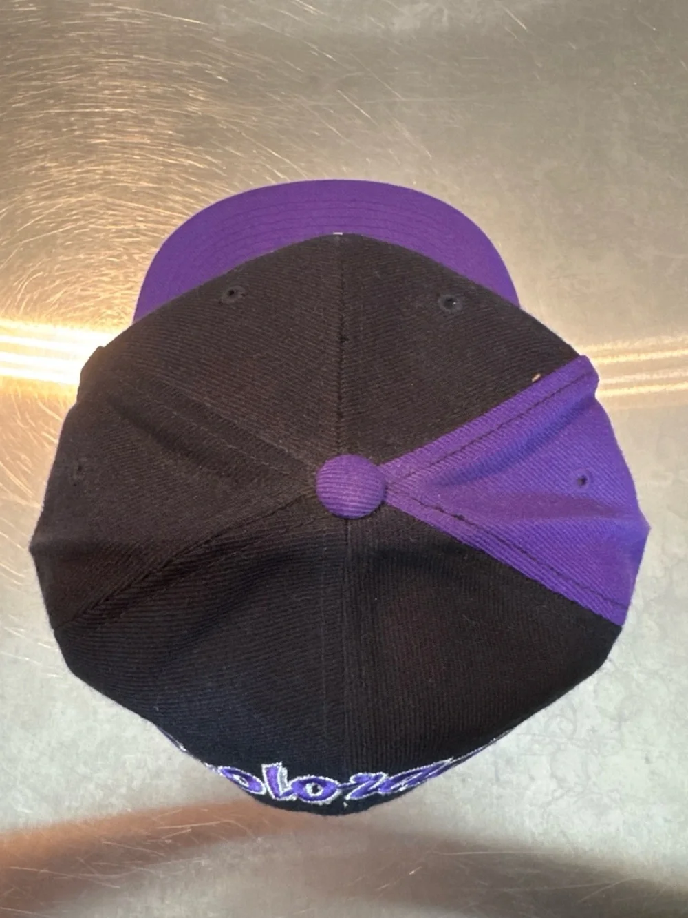 Colorado Rockies Purple and Black MLB Baseball Cap